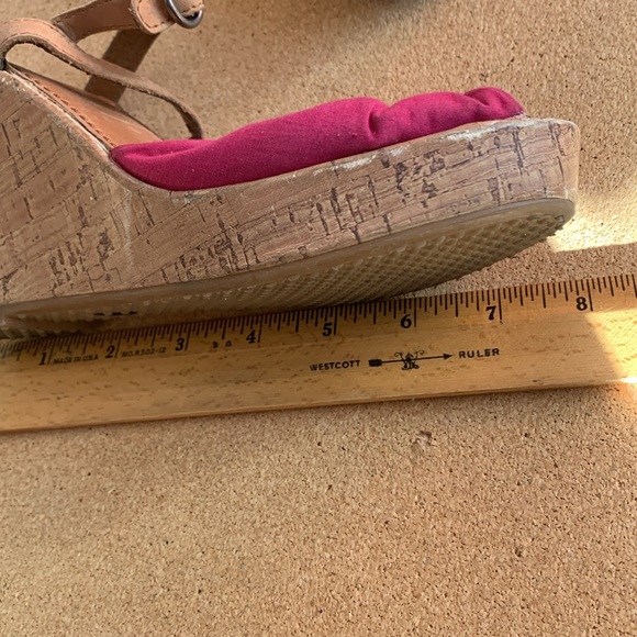 Cork platforms American Eagle Pink Shoes - Picture 6 of 8